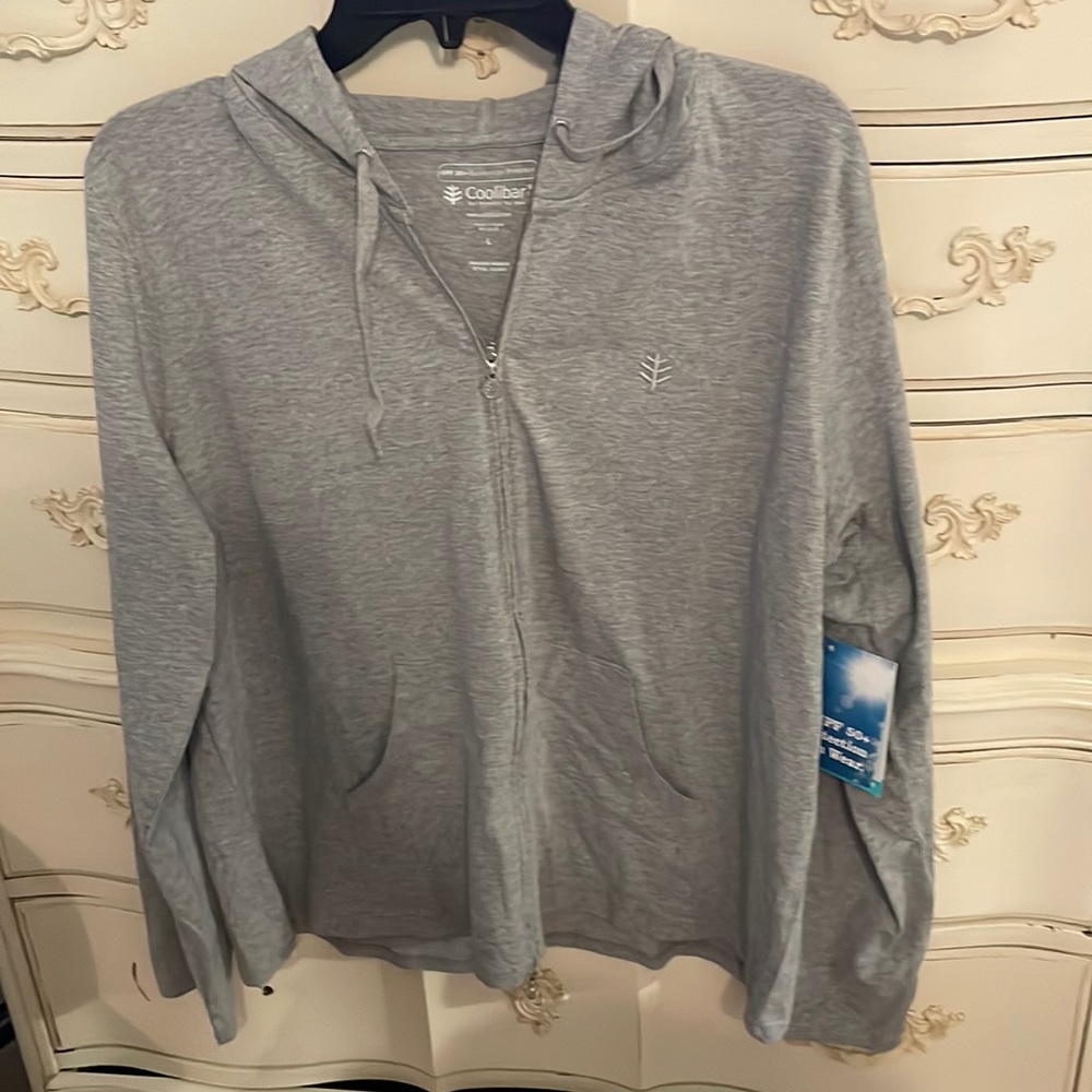 Grey zip up